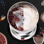 Stainless Steel Electric Coffee Grinder & Mixer