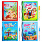 Reusable Magic Water Books With Water Pens (Pack Of 4)