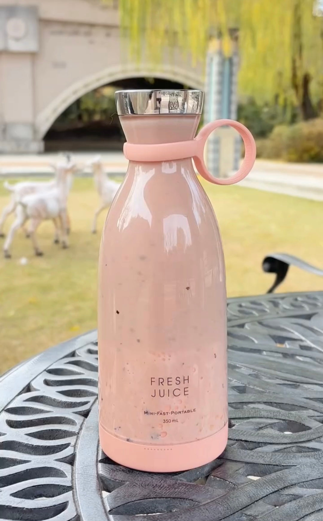FreshBlend Portable Electric Juicer & Blender Bottle