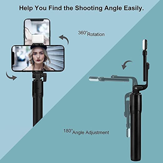 Selfie Stick Tripod Stand Compatible with All Smartphones Device