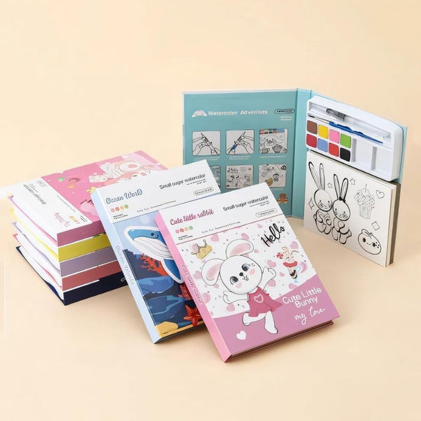 Watercolor Painting Book For Kids