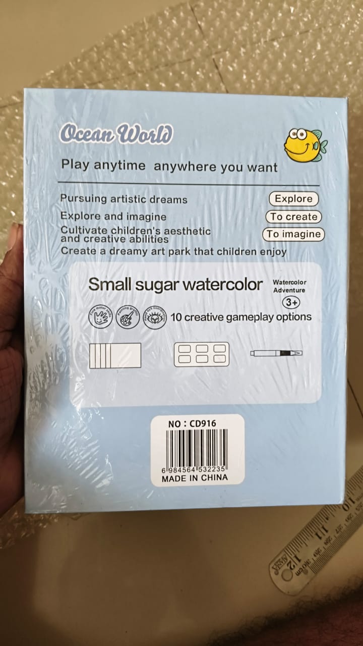 Watercolor Painting Book For Kids