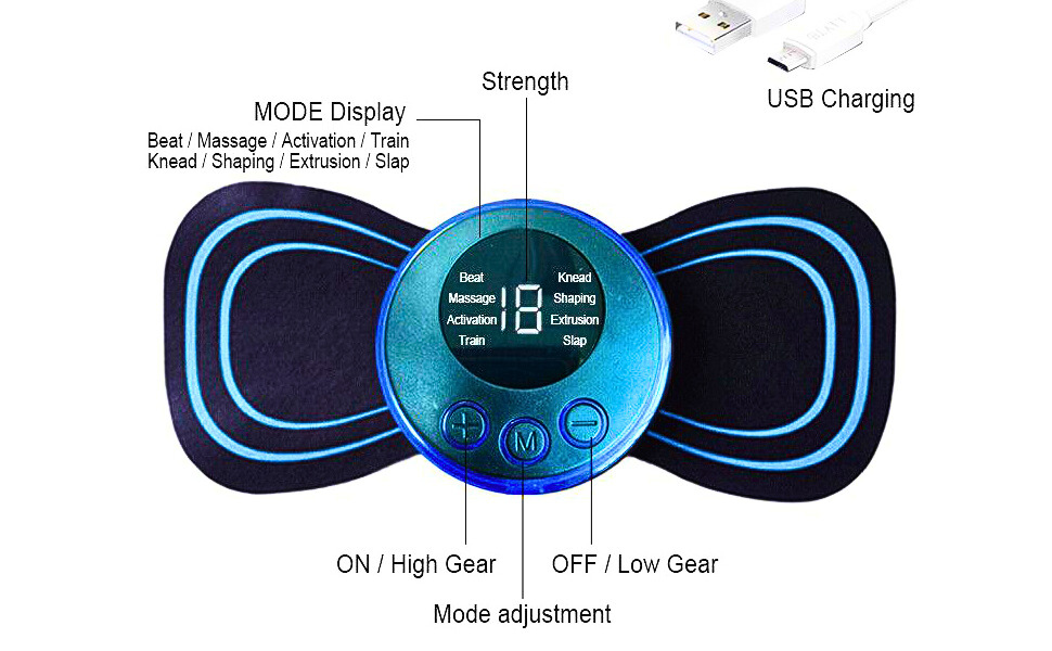 Mini Butterfly TENS Massager